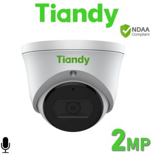 Tiandy TC-C32XN I3/E/Y/2.8MM/V4 PoE 2.8mm 2MP 1080P HD 30M IR Turret IP Camera TC-C32XN/I3/E/Y/2.8MM/V4